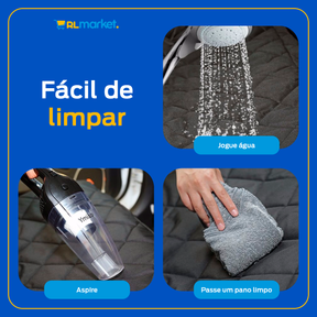 Capa Protetora Banco de Carro Pet Cães Gato Impermeável Luxo