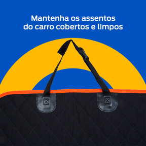 Capa Protetora Banco de Carro Pet Cães Gato Impermeável Luxo