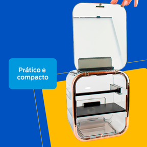 Suporte Papel Higiênico Porta Lenço Celular Banheiro Adesivo